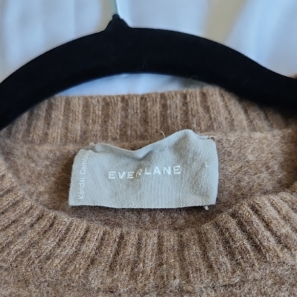 Everlane Brown Crewneck Sweater with Relaxed Fit - Picture 3 of 11